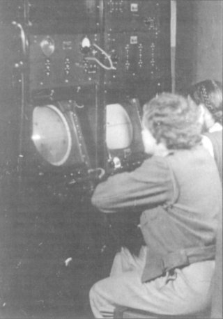 SSS Radar operator at work.